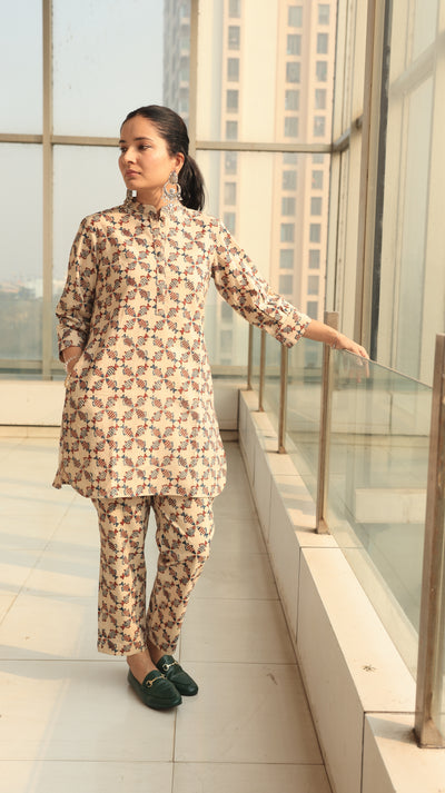 Meen Kalamkari Co-ord Set